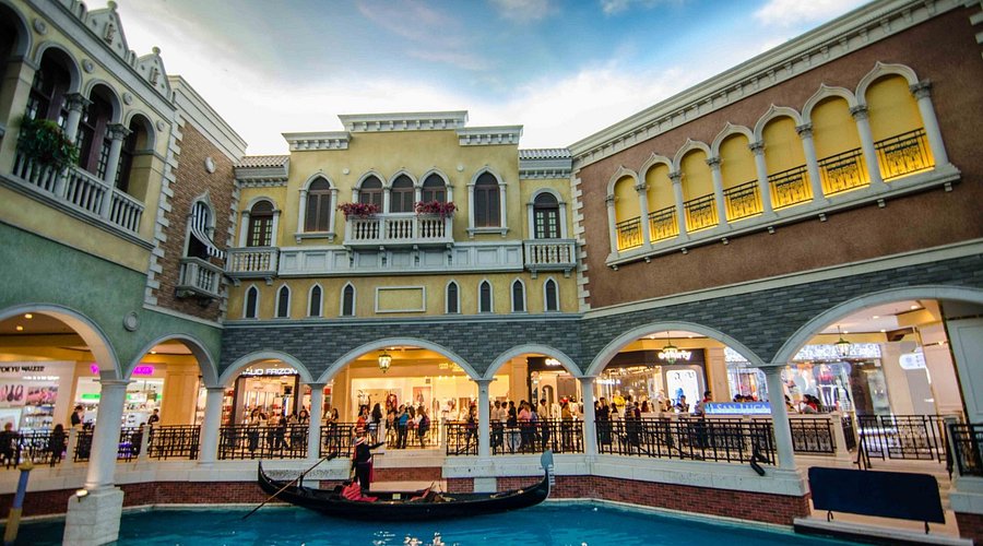 澳门威尼斯人娱乐城内部运河景观